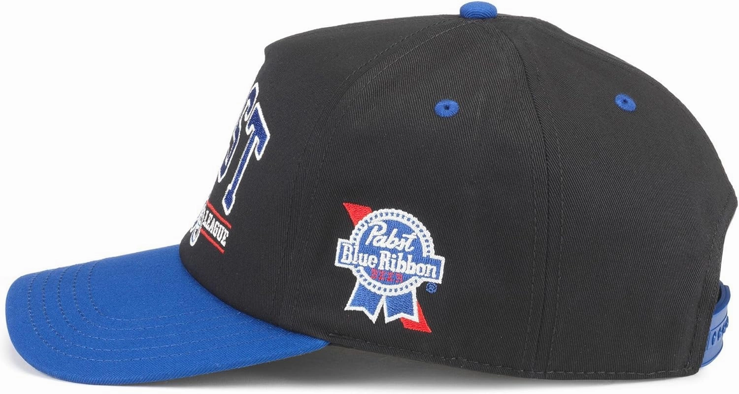 AMERICAN NEEDLE Pabst Blue Ribbon PBR Beer Unisex Adjustable Snapback Baseball Hat
