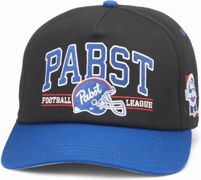 AMERICAN NEEDLE Pabst Blue Ribbon PBR Beer Unisex Adjustable Snapback Baseball Hat