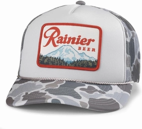 AMERICAN NEEDLE Rainier Beer Patch Unisex Adjustable Snapback Baseball Hat