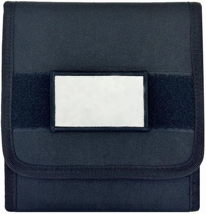 Ammo Wallet, 50 Rounds 22 Caliber MOLLE Ammo Pouch, Foldable Ammo Bag Rifle Pistol Cartridge Bullet Shell Holder, Tactical Ammo Storage Bag for .22LR .17 HMR .222 .223 5.56mm