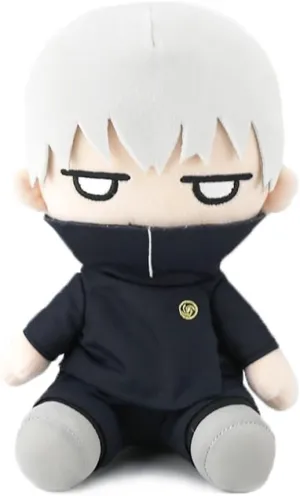 Anime JJK Geto Suguru Plush Figure 23cm Itadori Yuji Fushiguro Megumi Cute Soft Stuffed Figure Pillow Cushion for Sofa Home Decoration Collection Gift (Type 3)
