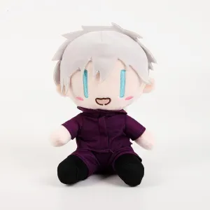 Anime JJK Geto Suguru Plush Figure 23cm Itadori Yuji Fushiguro Megumi Cute Soft Stuffed Figure Pillow Cushion for Sofa Home Decoration Collection Gift