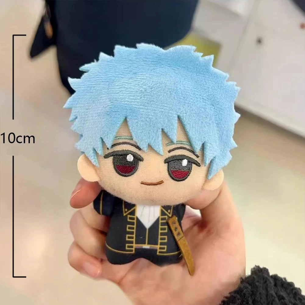 Anime Sakata Gintoki Figure Soft Throw Pillow Hijikata Toushirou/Kagura/Hijikata Toushirou Bag Pendant Decorations