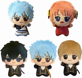Anime Sakata Gintoki Figure Soft Throw Pillow Hijikata Toushirou/Kagura/Hijikata Toushirou Bag Pendant Decorations