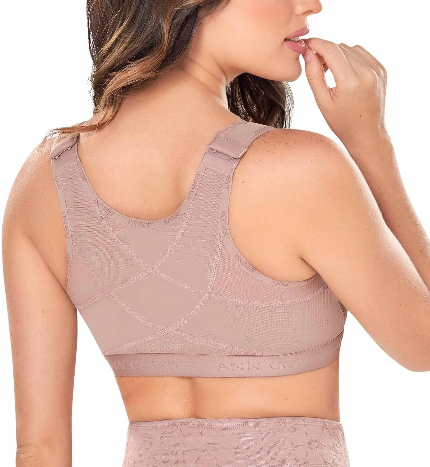 Ann Chery 5130 Post-Surgery Short Bra for Women | Medium Compression & Posture Support | Ideal for Recovery and Daily Comfort