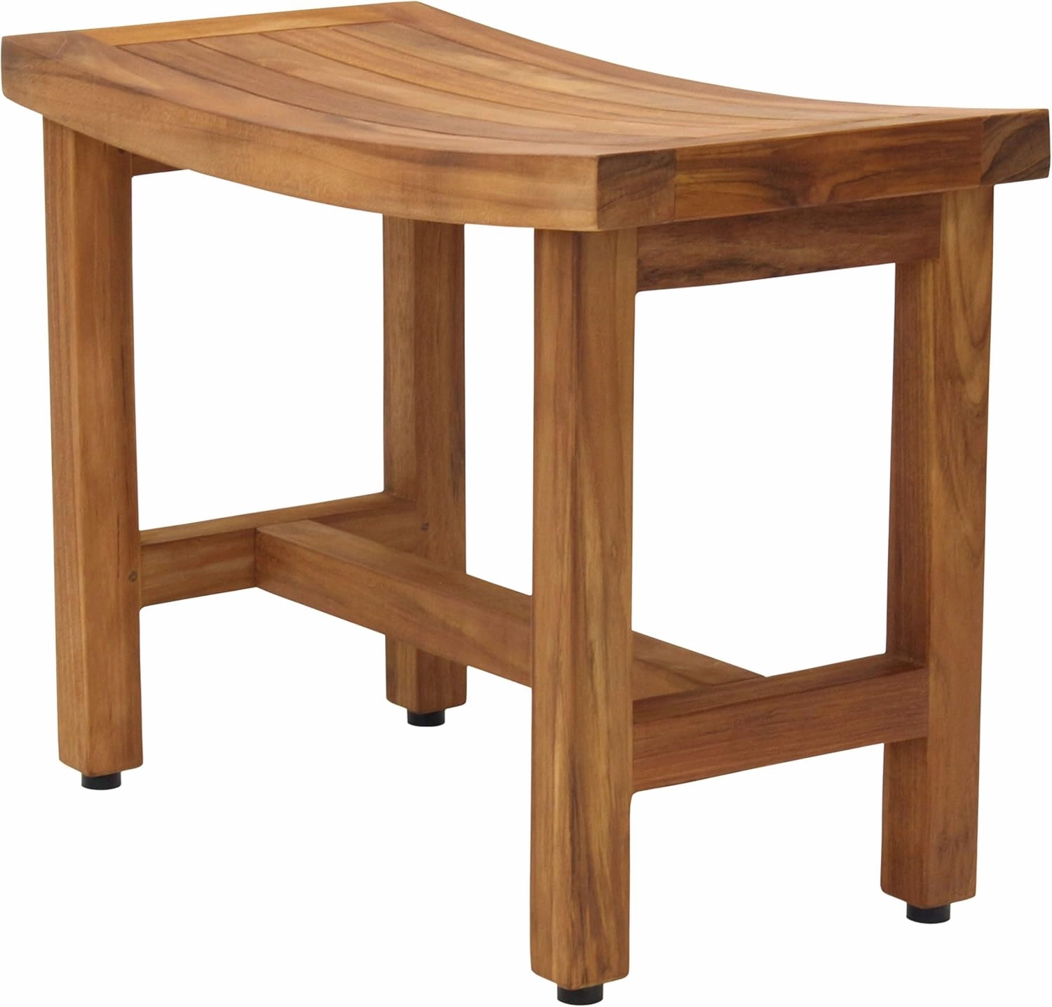 AquaTeak Patented 24" Sumba Lotus Teak Shower Bench