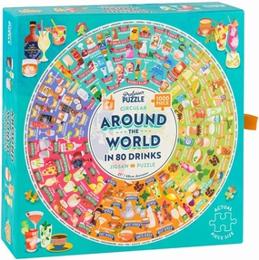 Around The World in 80 Drinks 1000pc Jigsaw Puzzle