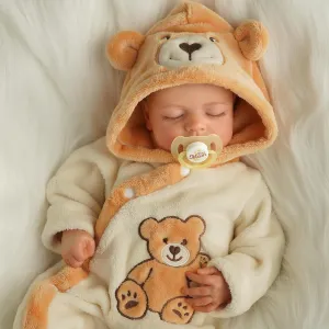 BABESIDE Realistic Reborn Baby Dolls Boy Noah, 20 Inches Soft Full Vinyl Body Realistic Baby Dolls, Real Life Baby Doll with Toy Accessories Gift Set for Kids Age 3 