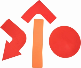 balacoo Directional Marker Spot Marking Pads Rectangular Marker Markers for Gym Floor Bulk Markers for Classroom