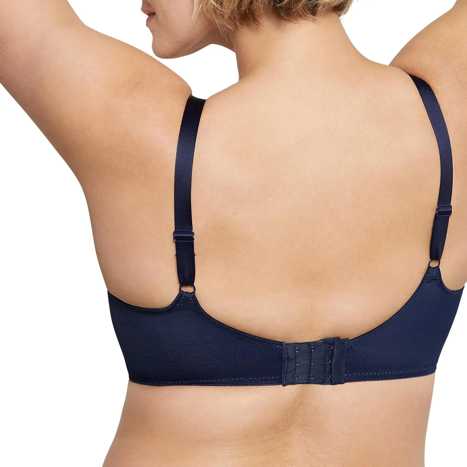 Bali Women's Lilyette Minimizer Underwire Lace Trim, Microfiber Full Coverage Bra