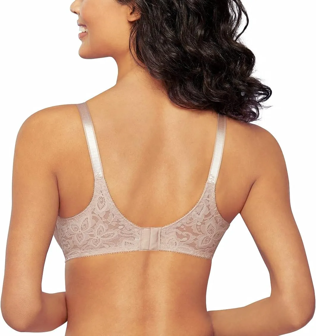 Bali Women's N Smooth Stretch Lace Underwire Bra Df3432