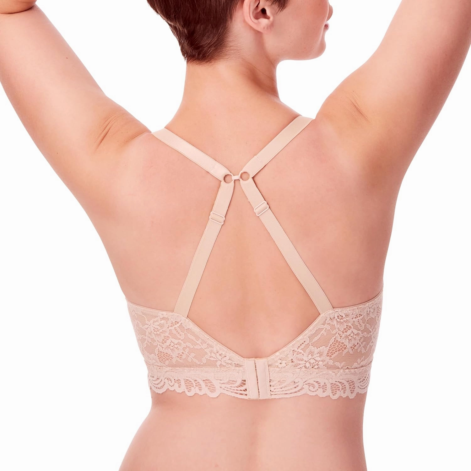 Bali Women's Lace Desire All Over Wire Free Bra
