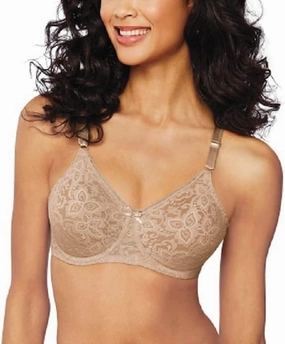 Bali Women's N Smooth Stretch Lace Underwire Bra Df3432