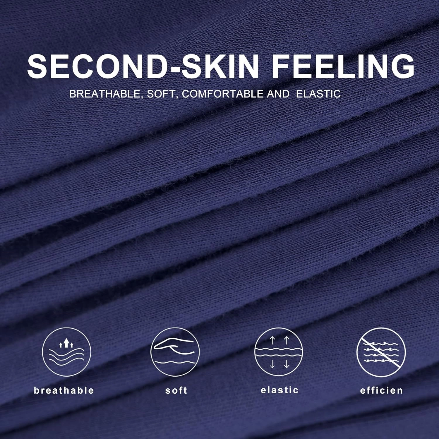 BAMBOO COOL Mens Boxer Shorts Underwear Soft Comfortable Breathable Knit Boxers Short for Men (3 or 5 Pack)