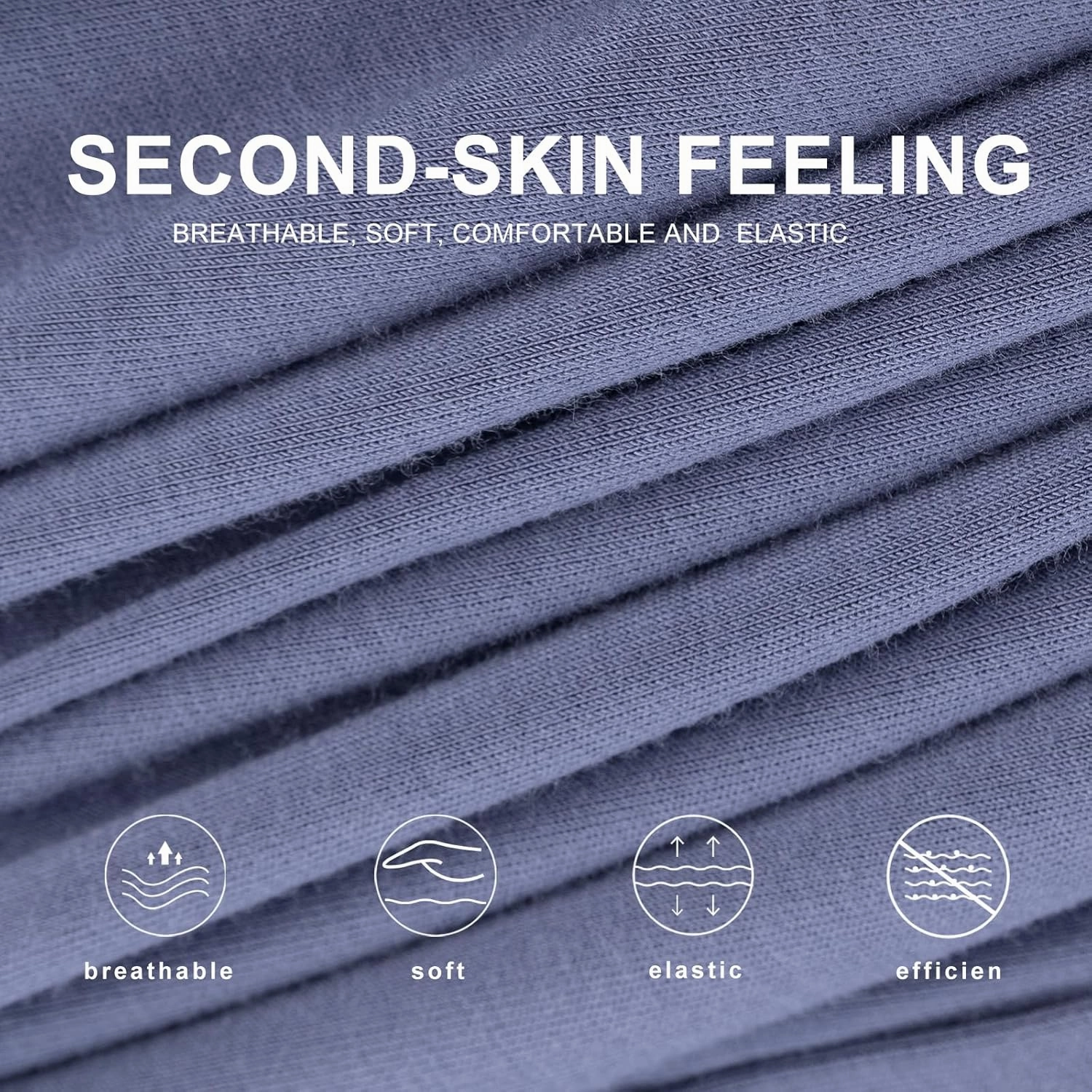BAMBOO COOL Mens Boxer Shorts Underwear Soft Comfortable Breathable Knit Boxers Short for Men (3 or 5 Pack)
