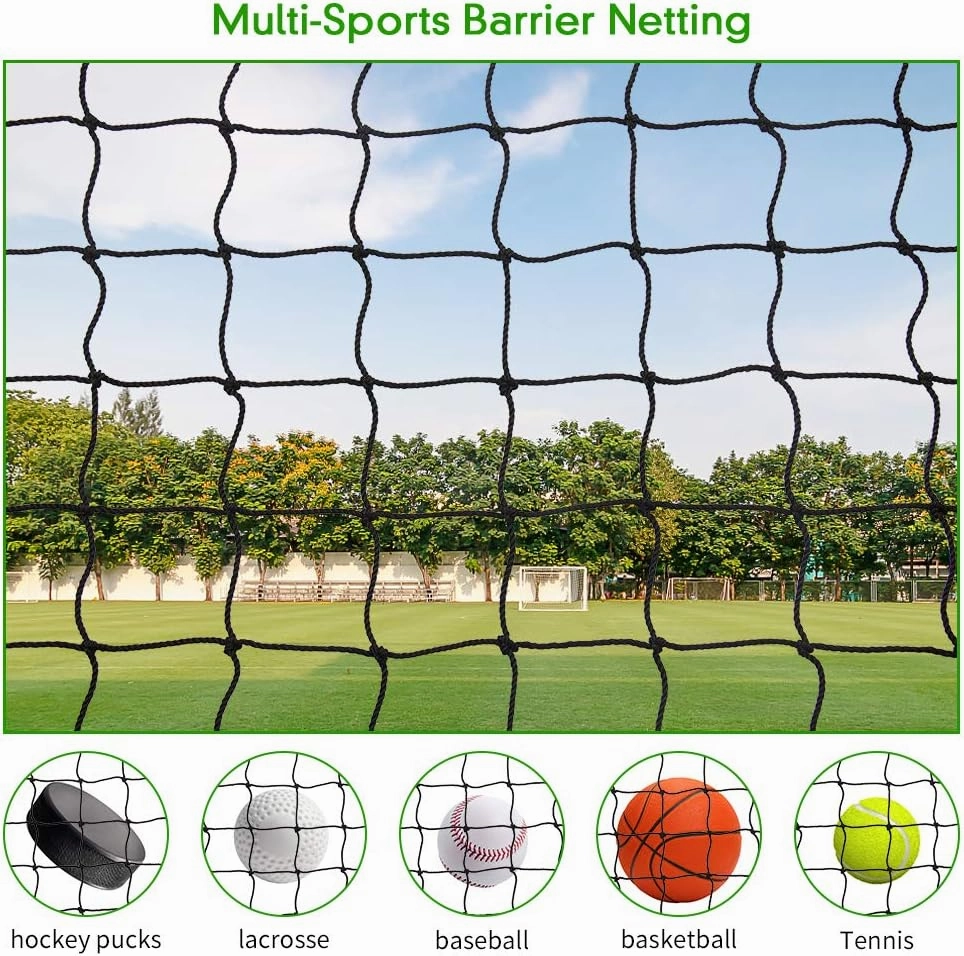 Baseball Softball Backstop Nets, Heavy Duty Sports Netting Barrier #18 Baseball Netting 10'x10'/10'x20'/15'x15'…