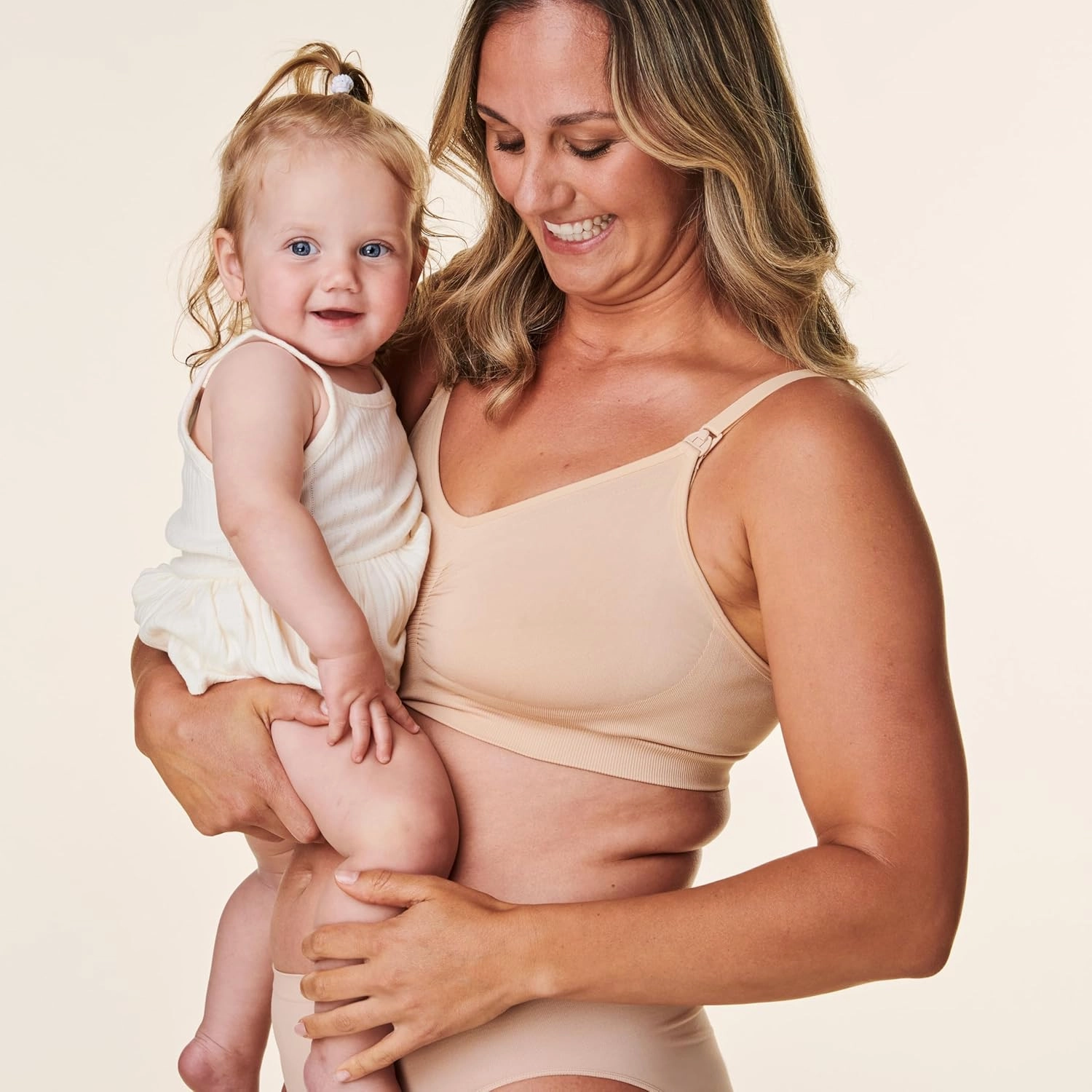 Basics by Bravado Women's Comfort Maternity Bra and Nursing Bra Adjustable, Seamless, S-XXL