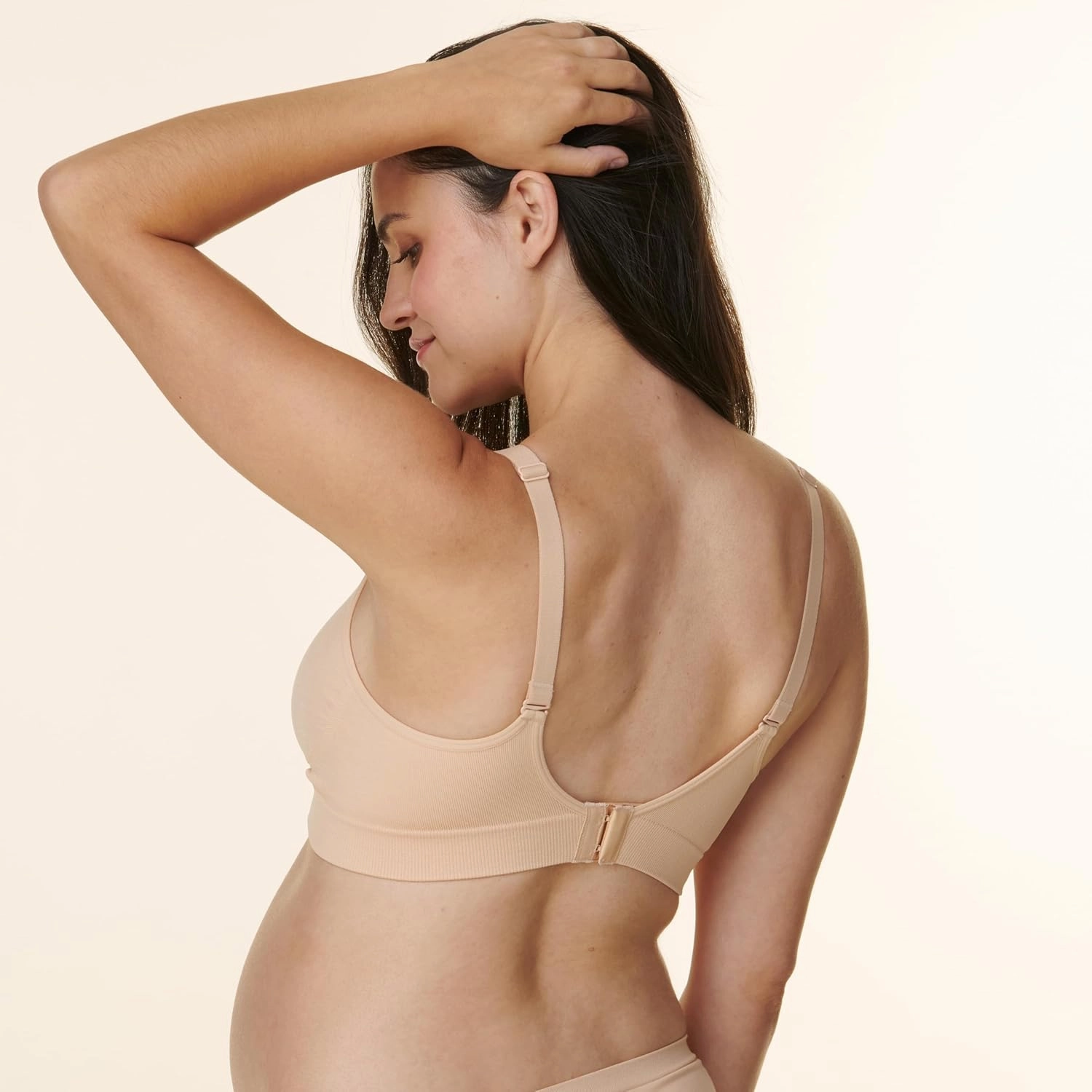 Basics by Bravado Women's Comfort Maternity Bra and Nursing Bra Adjustable, Seamless, S-XXL