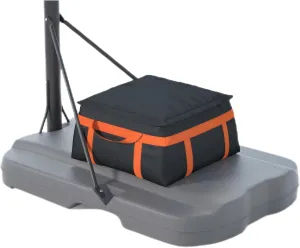 Basketball Hoop Sandbag - Heavy Duty Weighted Bottom Anchor for Basketball Hoops - 600D Oxford Fabric Waterproof Dustproof, Windproof, 17.7" D x 17.7" W x 9" H，Only Bag.