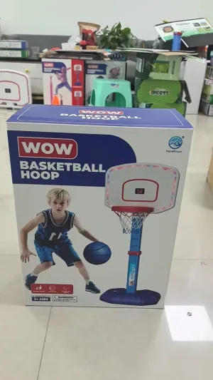Basketball Hoop Set with Digital Scoreboard, Adjustable Height 3 Levels, Indoor Outdoor Poolside Kids Basketball Portable, Ages 3-12, Toy for Boys and Girls.