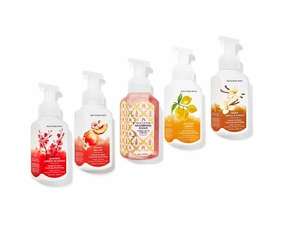 Bath and Body Works Foaming Hand Soaps - Set of 5 Gentle Foaming Soaps (Fruits & Toast)