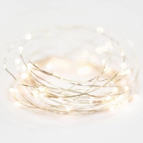Battery fairy lights on wire 10m