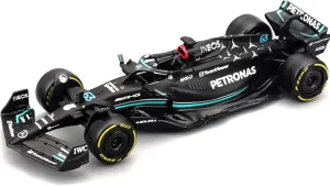 Bburago 2023 1:43 F1Mercedes W14#63 Alloy Racing Car for George Russell 1/43 F1 W14#63 Super Formula One Luxury Die Cast Adult Collection Model Gift