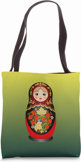 Beautiful Matryoshka Russian Nesting Doll Tote Bag