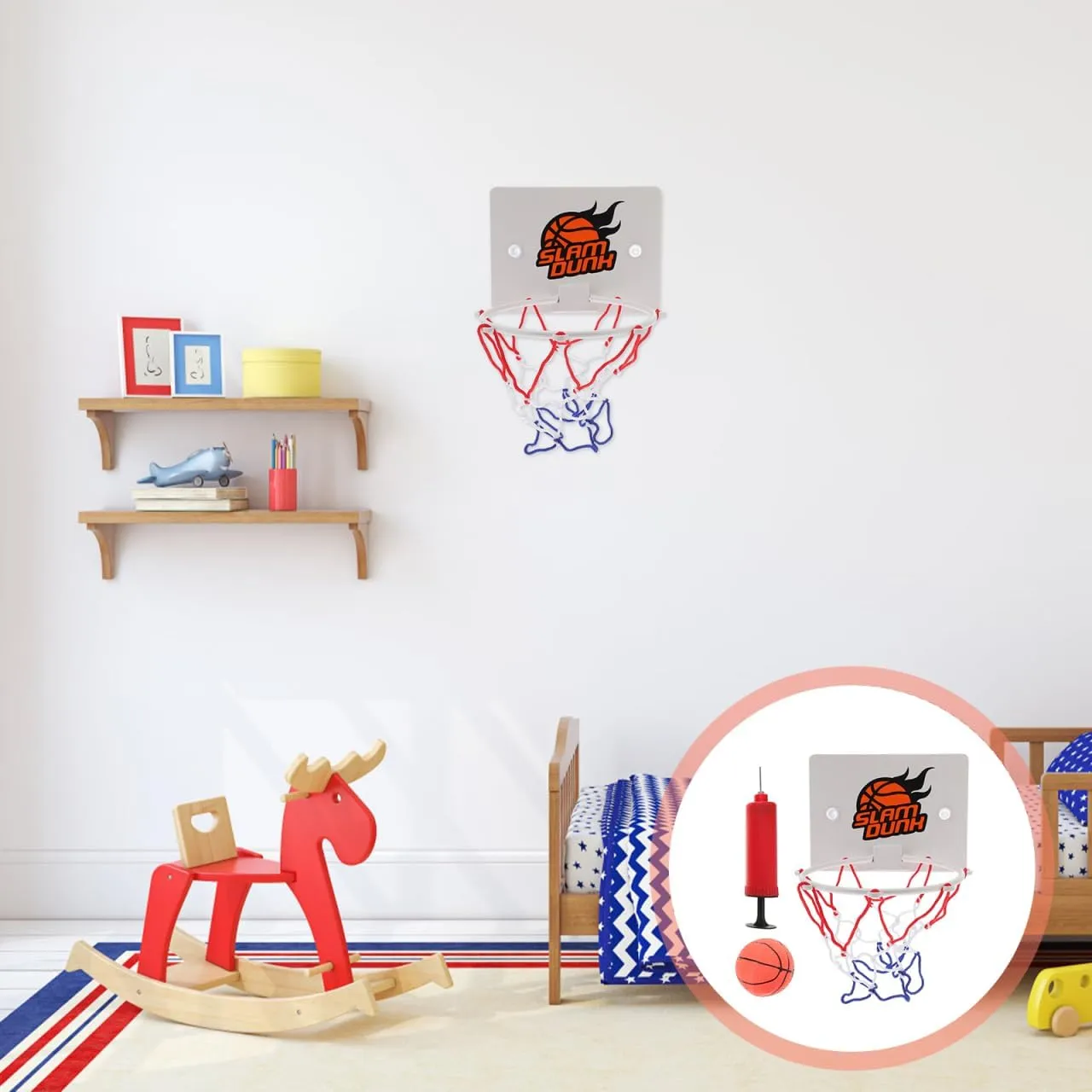 BESPORTBLE 1 Set over The door basketball hoop indoor Wall Mini Hoop mini basketball hoop for door Over The Door Mini Hoop cool stuff basketball hoop for toddlers child outdoor billiards