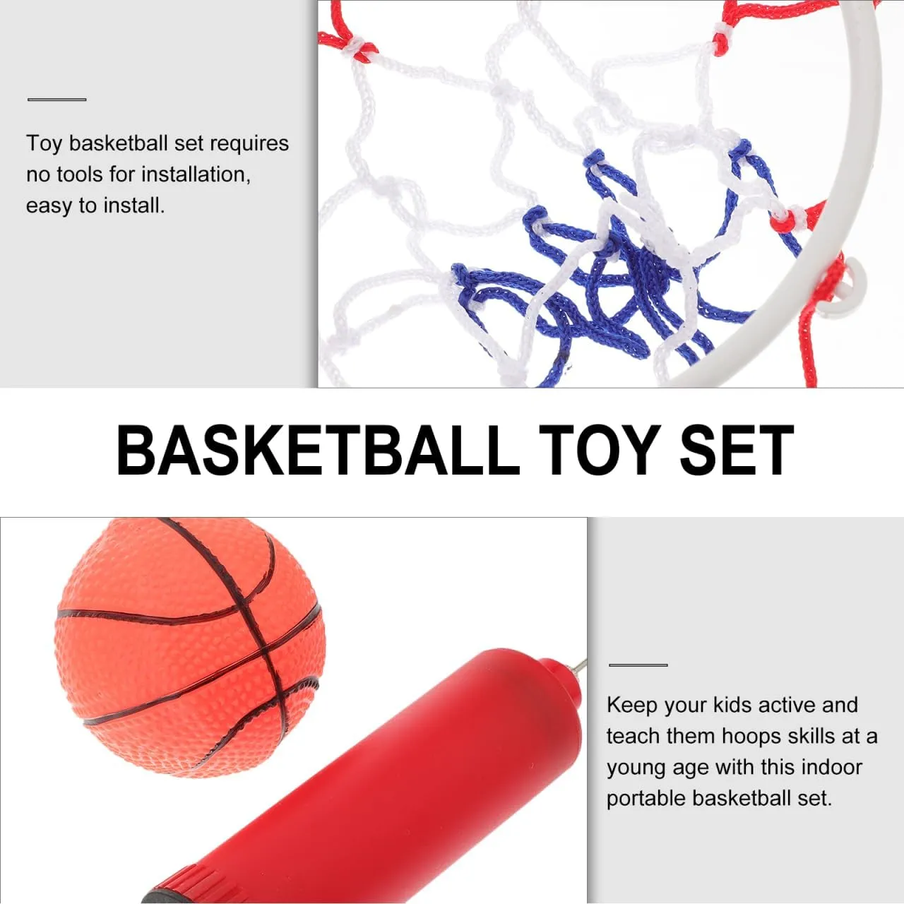 BESPORTBLE 1 Set over The door basketball hoop indoor Wall Mini Hoop mini basketball hoop for door Over The Door Mini Hoop cool stuff basketball hoop for toddlers child outdoor billiards