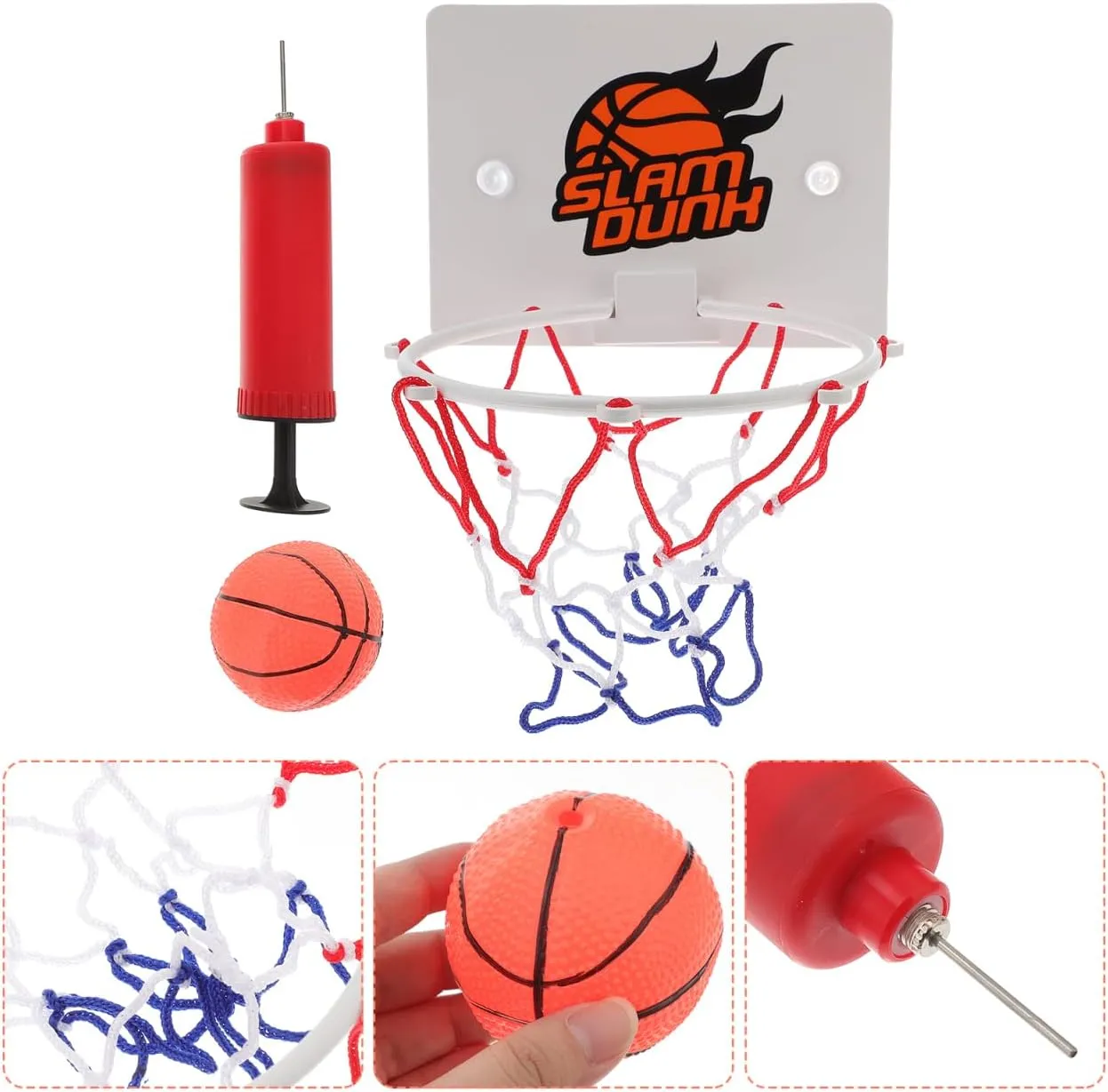 BESPORTBLE 1 Set over The door basketball hoop indoor Wall Mini Hoop mini basketball hoop for door Over The Door Mini Hoop cool stuff basketball hoop for toddlers child outdoor billiards