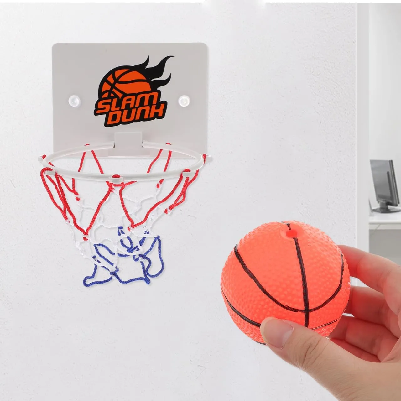 BESPORTBLE 1 Set over The door basketball hoop indoor Wall Mini Hoop mini basketball hoop for door Over The Door Mini Hoop cool stuff basketball hoop for toddlers child outdoor billiards