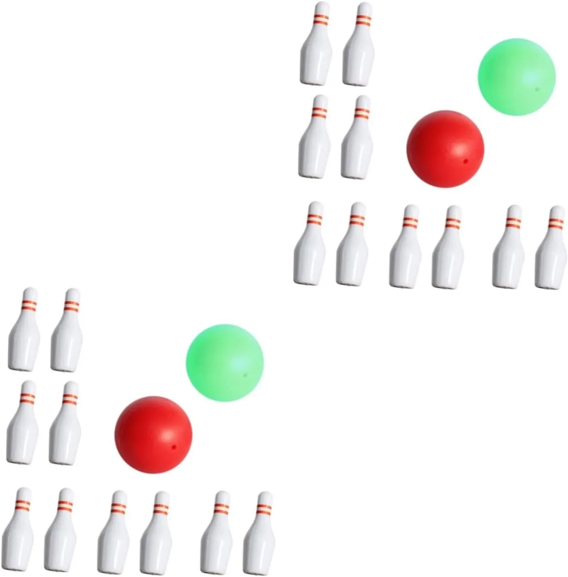 BESPORTBLE 4 Sets Bowling Games for Boys and Girls Indoor Miniature Bowling Set Balls and Pins for Toys