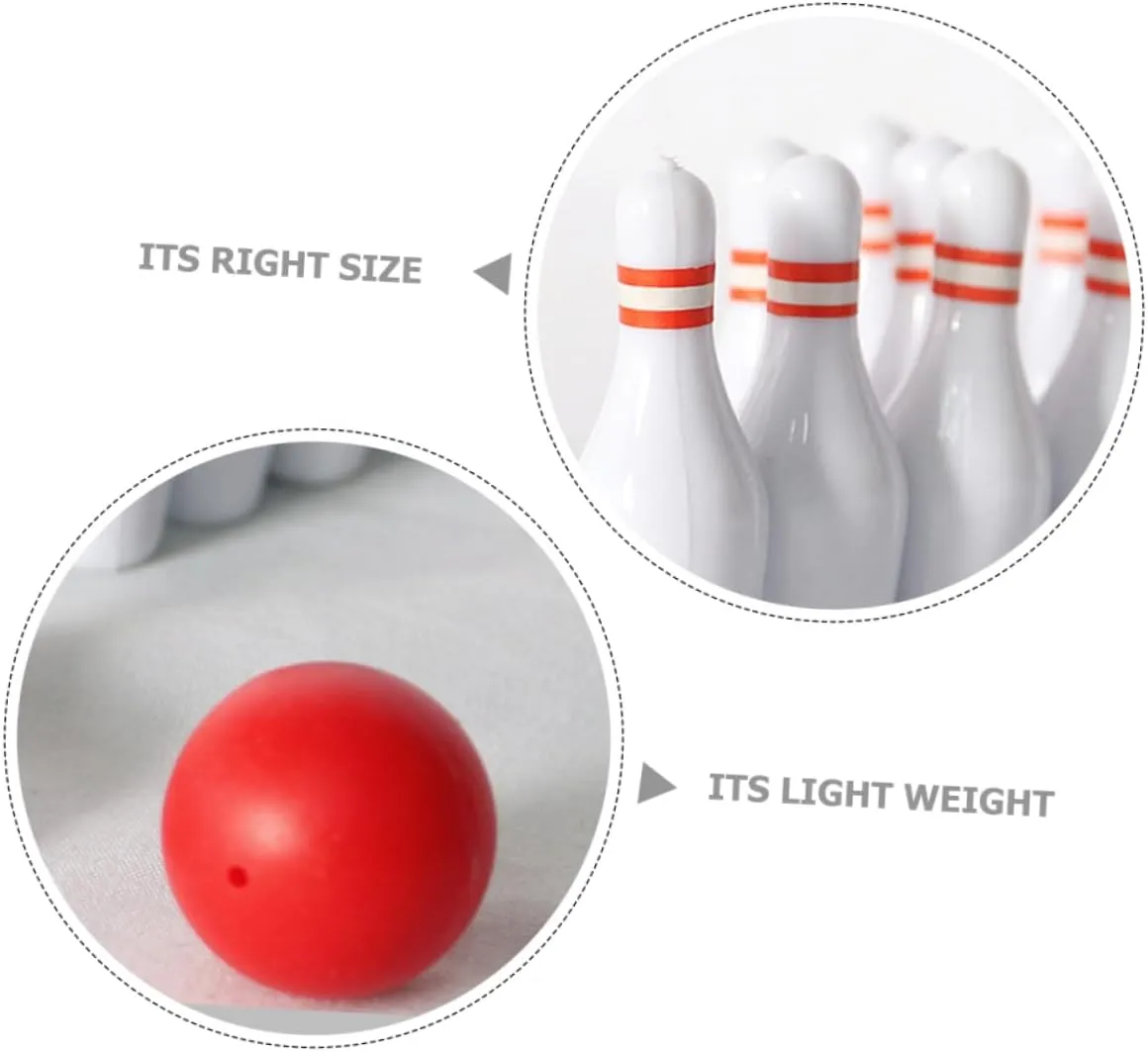 BESPORTBLE 4 Sets Bowling Games for Boys and Girls Indoor Miniature Bowling Set Balls and Pins for Toys