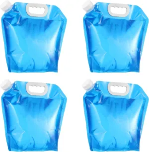 BESPORTBLE Outdoor Water Carrier 4pcs Drinking Water Bags 5l Perfect for Car Camping Travel