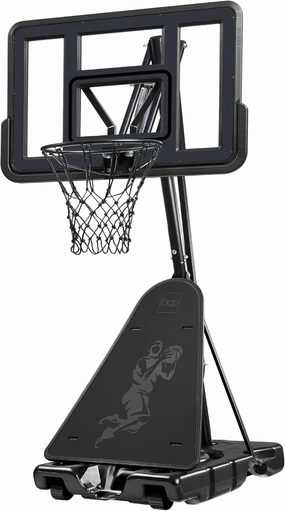 Best Choice Products 4.4-10ft Adjustable Regulation Basketball Hoop, Portable Goal w/Shatterproof Backboard, Ball Return, Base Gel