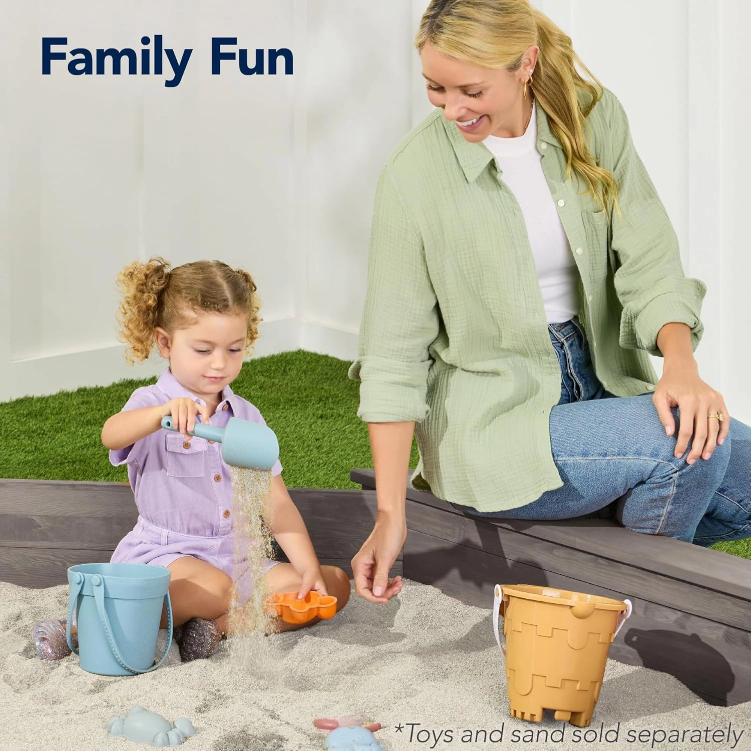Best Choice Products Kid's Large Octagonal Wooden Outdoor Sandbox with Cover w/ 4 Reinforced Benches, 8 Seats, XL Sandpit, Bottom Liner - Gray