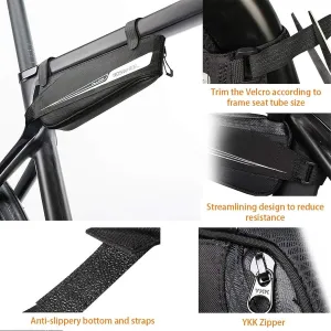 Bicycle Triangle Bag Bike Storage Bag Bicycle Frame Pouch Bag for MTB Road Bike Cycling Bike Accessories