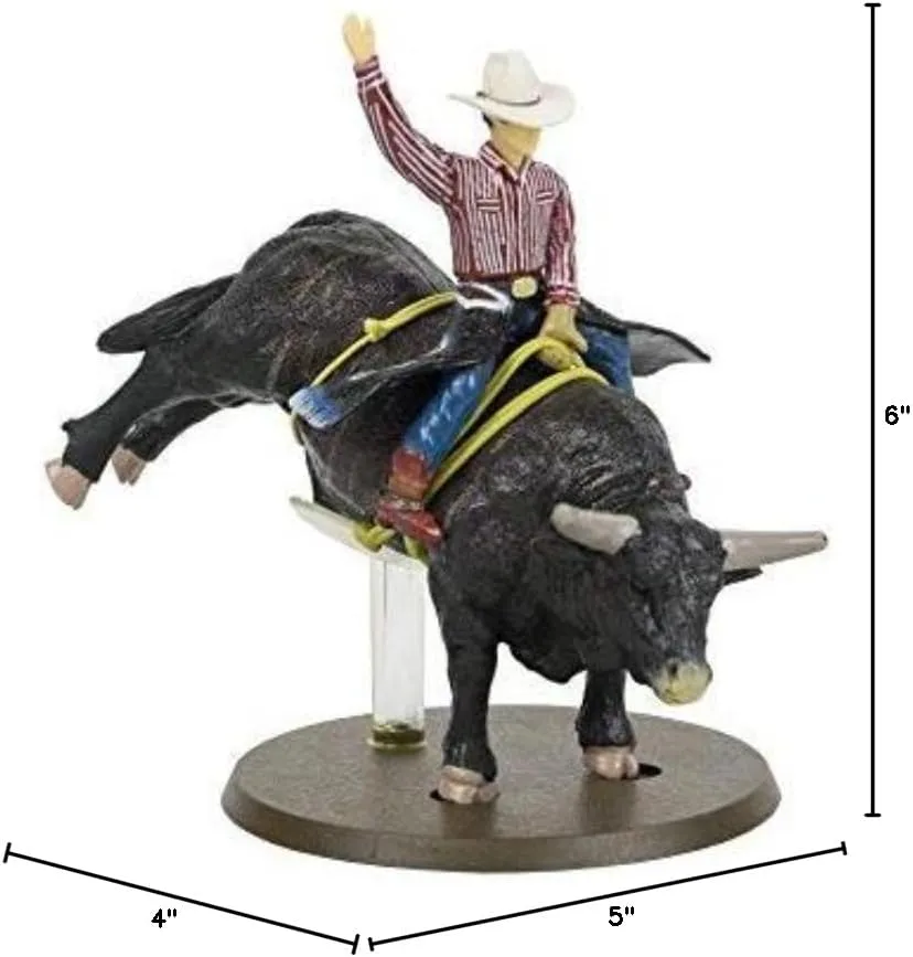 Big Country Toys Lane Frost & Red Rock - 1:20 Scale - Collectible - Rodeo Toys & Figurines