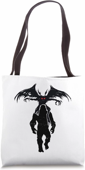 Bigfoot Riding Mothman - Funny Sasquatch Myth Cryptid Horror Tote Bag