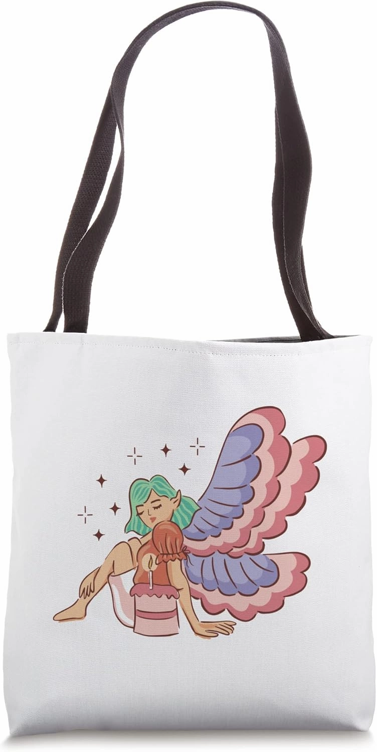 Birthday Fairy Myth Mythological Tote Bag
