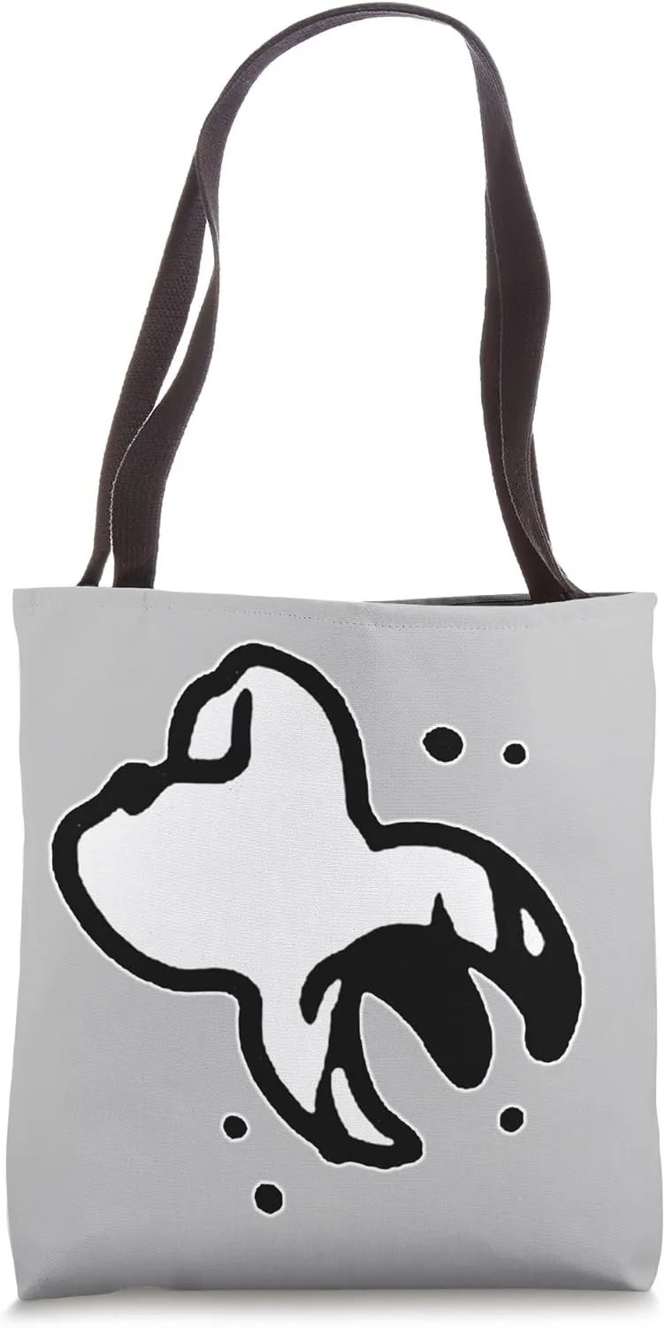Blackwork Tooth Molar Tote Bag