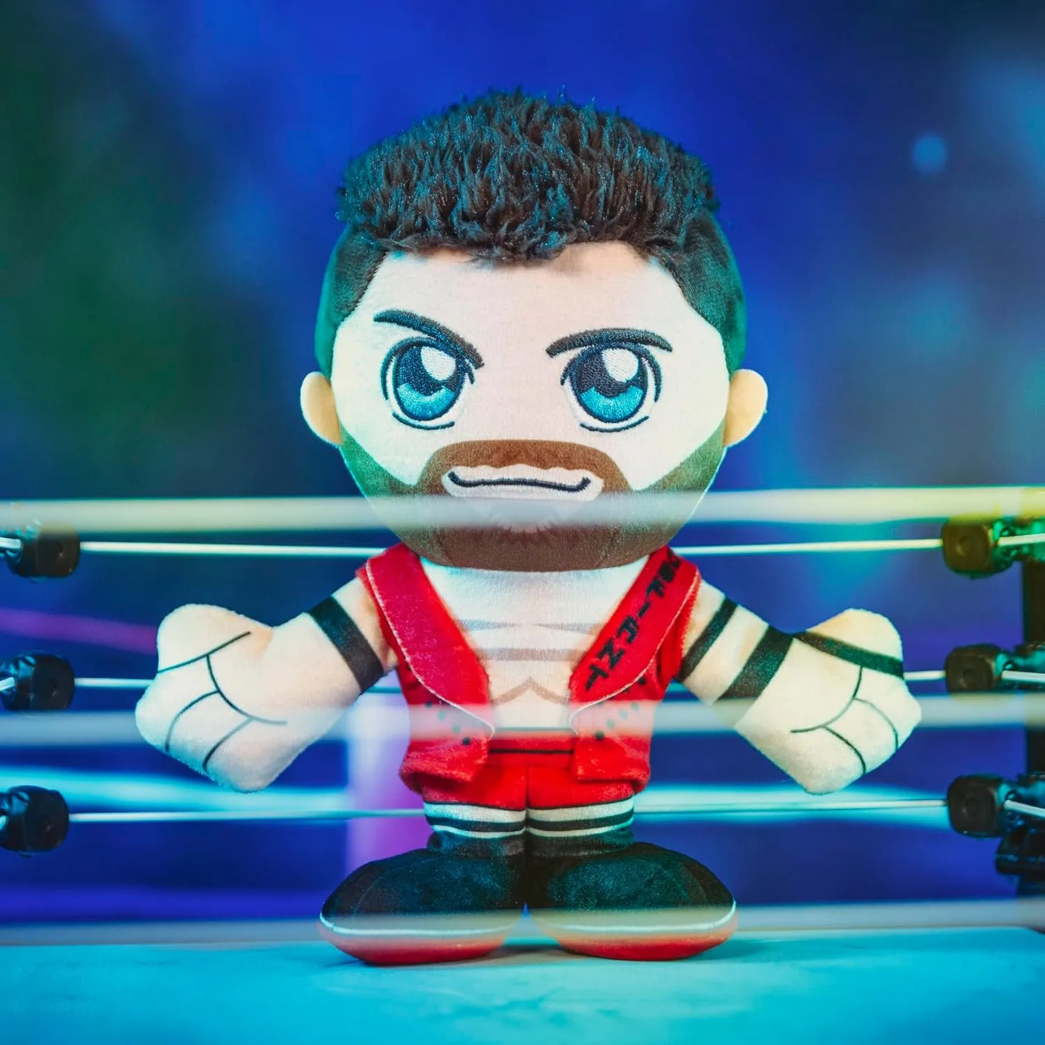 Bleacher Creatures WWE L.A. Knight 8" Kuricha Sitting Plush - Soft Chibi Inspired Toy