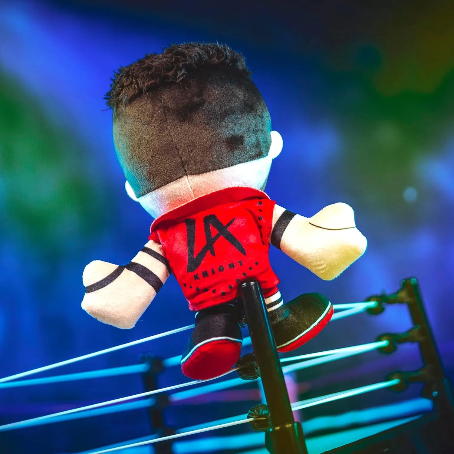 Bleacher Creatures WWE L.A. Knight 8" Kuricha Sitting Plush - Soft Chibi Inspired Toy
