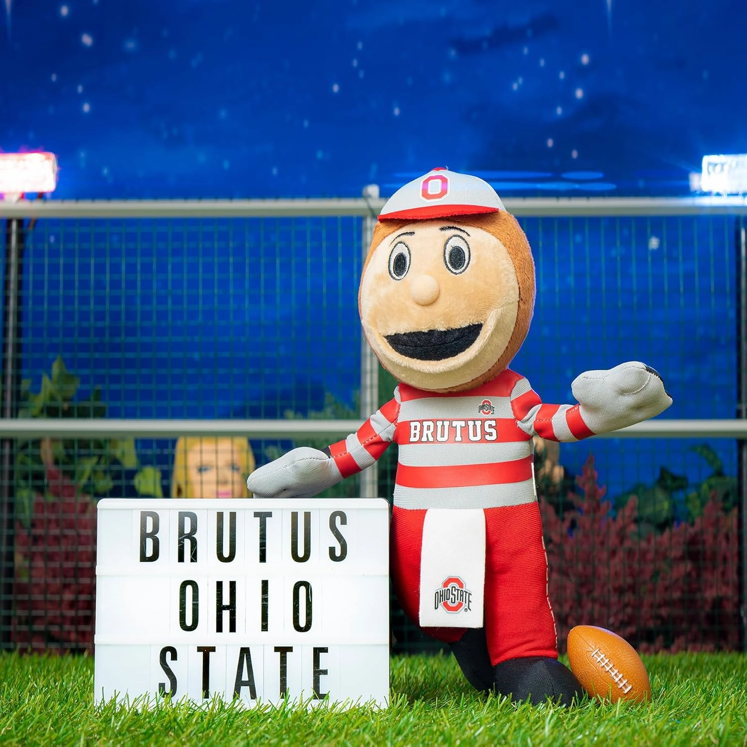 Bleacher Creatures Ohio State Buckeyes Brutus 10" Mascot Plush Figure - A Mascot For Play or Display