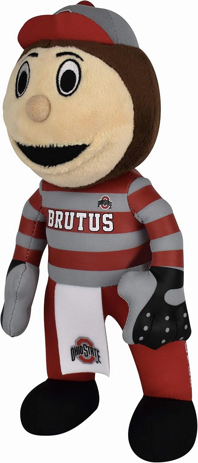 Bleacher Creatures Ohio State Buckeyes Brutus 10" Mascot Plush Figure - A Mascot For Play or Display