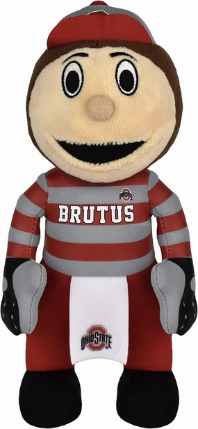 Bleacher Creatures Ohio State Buckeyes Brutus 10" Mascot Plush Figure - A Mascot For Play or Display