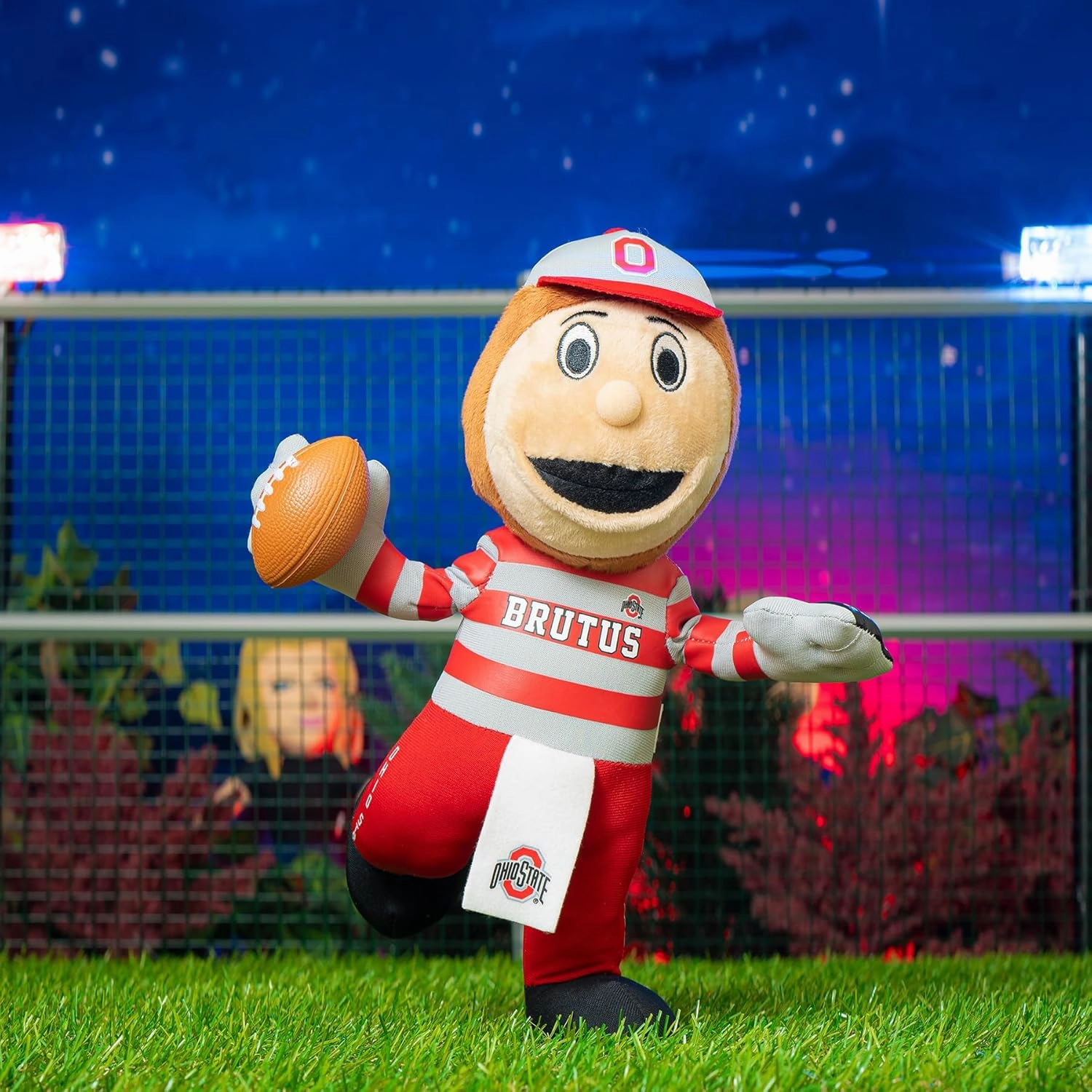 Bleacher Creatures Ohio State Buckeyes Brutus 10" Mascot Plush Figure - A Mascot For Play or Display