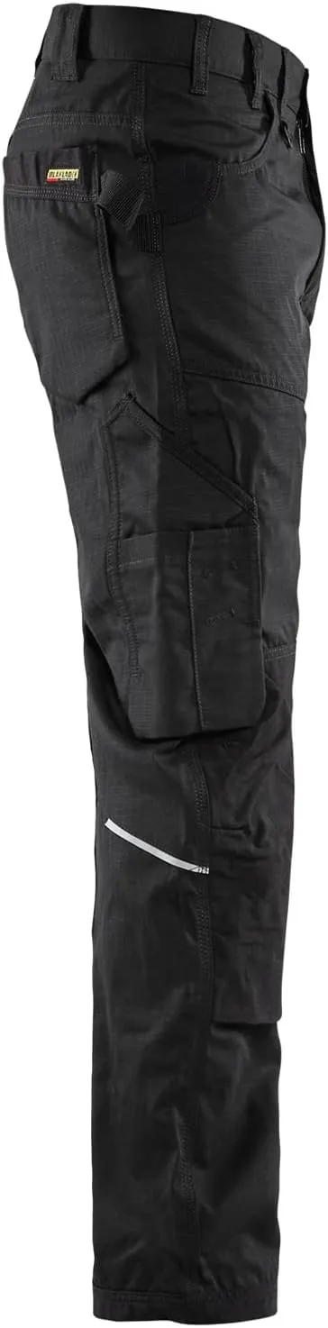 BLÅKLÄDER Men's Ripstop Durable Lightweight Work Pants with Utility Pockets