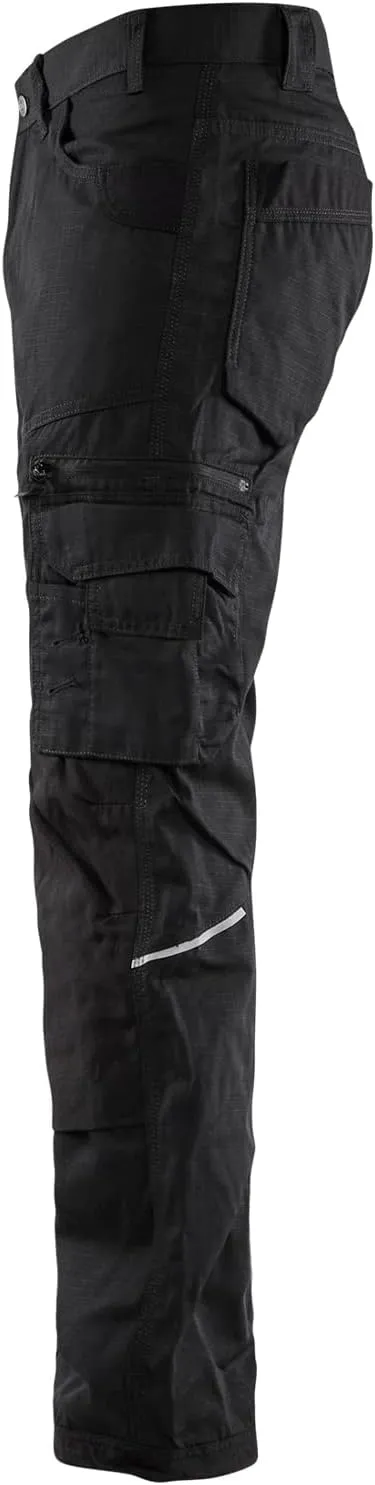 BLÅKLÄDER Men's Ripstop Durable Lightweight Work Pants with Utility Pockets